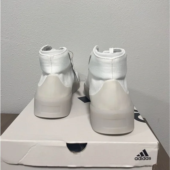 NWT Men's Adidas Znsored Hi White Sneakers - Picture 7 of 12